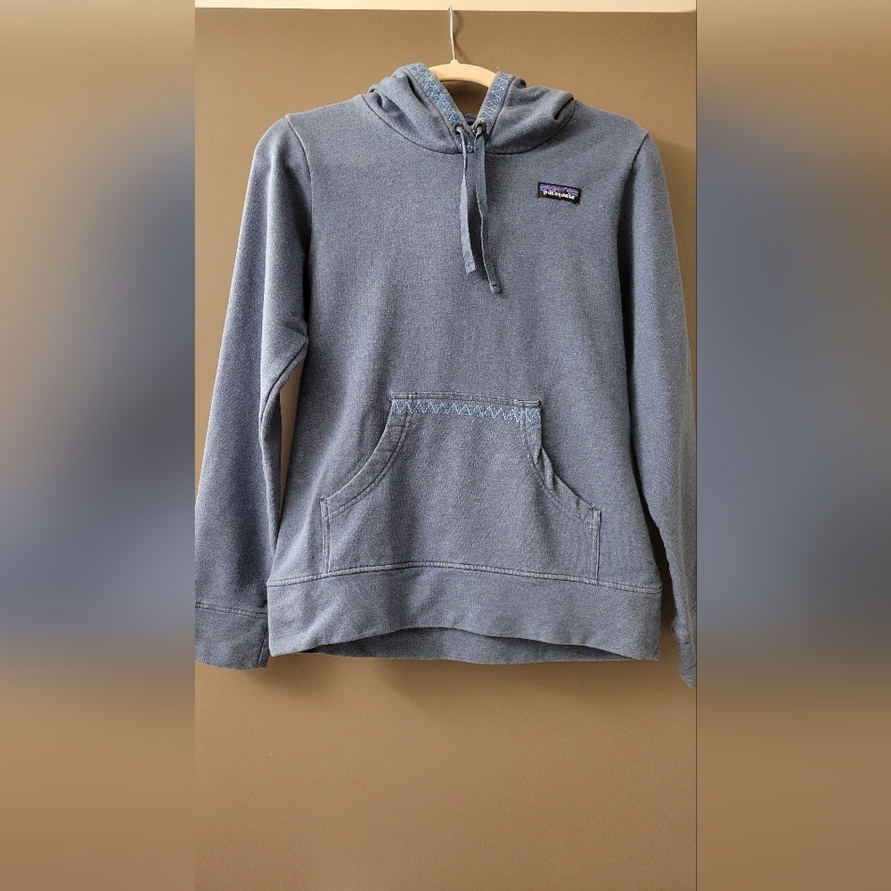 Patagonia Women's Organic Cotton Hoodie Blue, XS
